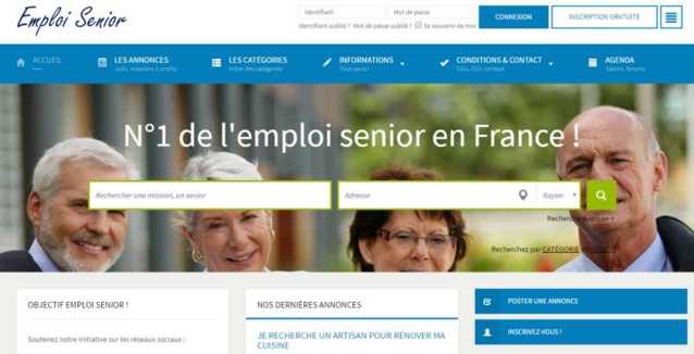 EmploiSenior.net : une plateforme en ligne pour favoriser l'emploi des seniors