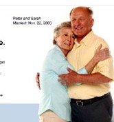 Page d'accueil du site américain eHarmony.com Page d'accueil du site américain eHarmony.com