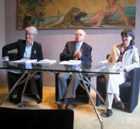 Michèle Frémontier, Pr Jean-Maire Léger et Pascale Dorenlot Michèle Frémontier, Pr Jean-Maire Léger et Pascale Dorenlot