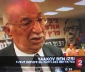 Yaakov Ben Izri, no 2 du Parti des retraités sur France 2 Yaakov Ben Izri, no 2 du Parti des retraités sur France 2