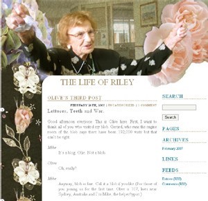 Olive Riley, 107 ans et probablement la blogeuse la plus âgée au monde… Olive Riley, 107 ans et probablement la blogeuse la plus âgée au monde…