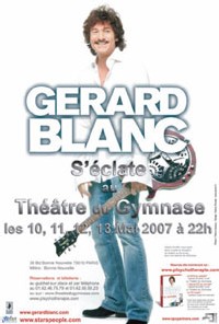 Gérard Blanc, l’ex-chanteur des Martin Circus remonte en scène en mai à Paris Gérard Blanc, l’ex-chanteur des Martin Circus remonte en scène en mai à Paris