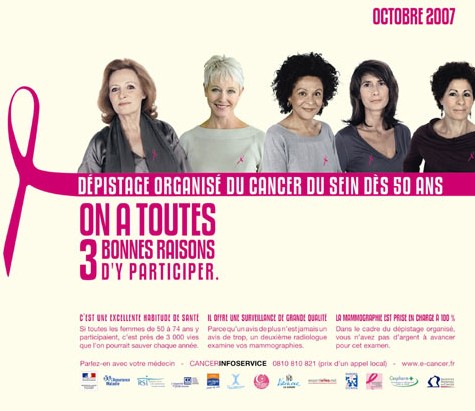 Cancer du sein : mois rose Cancer du sein : mois rose