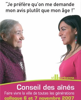 Faire vivre la ville de toutes les générations : thème d’un colloque les 6 et 7 novembre prochains à Villeurbanne Faire vivre la ville de toutes les générations : thème d’un colloque les 6 et 7 novembre prochains à Villeurbanne