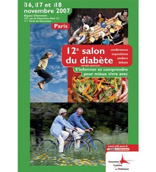 Salon du diabète : 12ème édition du 16 au 18 novembre prochains à Paris Salon du diabète : 12ème édition du 16 au 18 novembre prochains à Paris