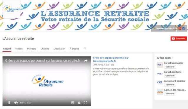 Assurance retraite : un million de vues sur Youtube Assurance retraite : un million de vues sur Youtube