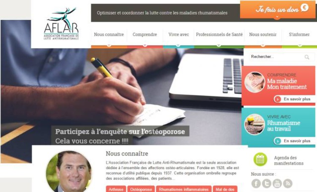 Ostéoporose : l'AFLAR lance une grande enquête auprès des patients Ostéoporose : l'AFLAR lance une grande enquête auprès des patients