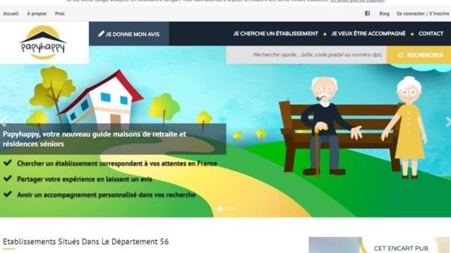 PapyHappy : site collaboratif de référencement des maisons de retraite