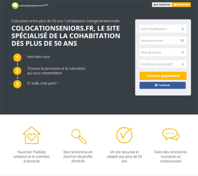 Colocationseniors.fr : un site pour faciliter la colocation senior Colocationseniors.fr : un site pour faciliter la colocation senior