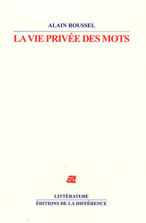 La vie privée des mots