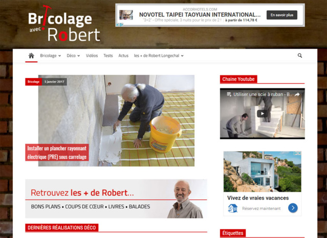 Bricolage avec Robert : le "Monsieur Bricolage" senior du web