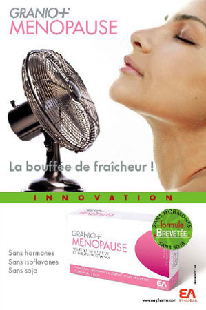 Bouffées de chaleur : Granio+Ménopause, une alternative au T.H.M et au soja Bouffées de chaleur : Granio+Ménopause, une alternative au T.H.M et au soja