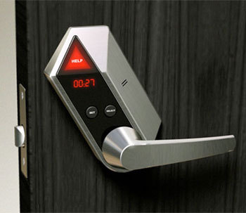 Salle de bains : Help Lock, une poignée de porte intelligente contre les chutes… Salle de bains : Help Lock, une poignée de porte intelligente contre les chutes…