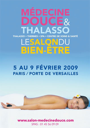 Médecine douce et thalasso : 26ème édition du salon du bien-être du 5 au 9 février à Paris Médecine douce et thalasso : 26ème édition du salon du bien-être du 5 au 9 février à Paris