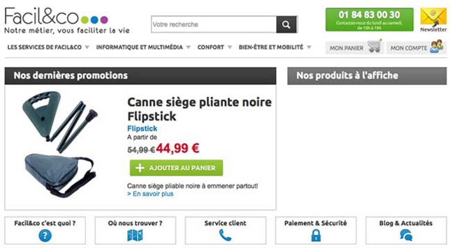 Facil&Co : une toute nouvelle boutique senior à Paris Facil&Co : une toute nouvelle boutique senior à Paris