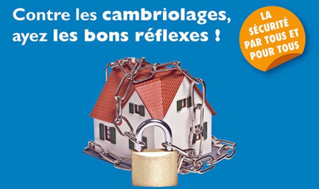 Cambriolages : les bons réflexes pendant les ponts et avant l'été Cambriolages : les bons réflexes pendant les ponts et avant l'été