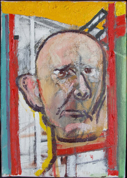 William Utermohlen. Self Portrait. 1998 Huile sur toile 35.5 x 25 cm. Coll. privée William Utermohlen. Self Portrait. 1998 Huile sur toile 35.5 x 25 cm. Coll. privée