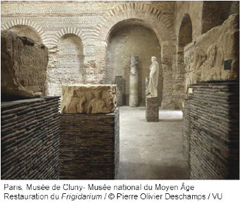 Les thermes de Cluny : unique témoignage des bâtiments romains du Paris antique, au Musée national du Moyen Age Les thermes de Cluny : unique témoignage des bâtiments romains du Paris antique, au Musée national du Moyen Age