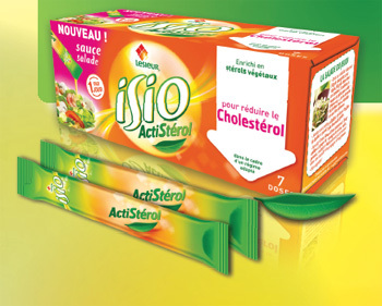 Isio ActiStérol : une sauce salade anti-cholestérol à base de stérols végétaux Isio ActiStérol : une sauce salade anti-cholestérol à base de stérols végétaux