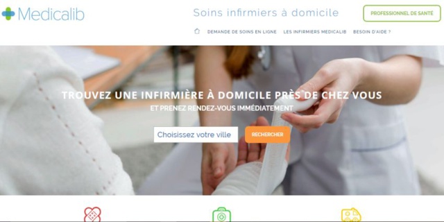 Medicalib : une plateforme qui met en relation patients et infirmiers à domicile