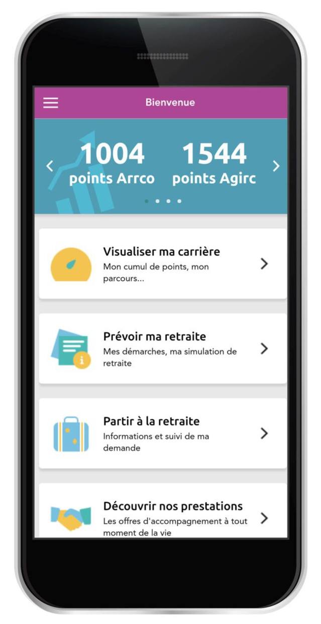 Retraite complémentaire : une nouvelle version pour l'appli smart'retraite Retraite complémentaire : une nouvelle version pour l'appli smart'retraite