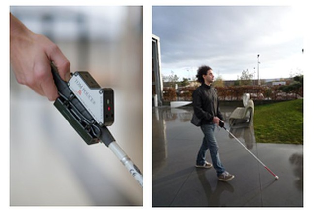 Tom Pouce : la canne blanche électronique pour les aveugles est française Tom Pouce : la canne blanche électronique pour les aveugles est française