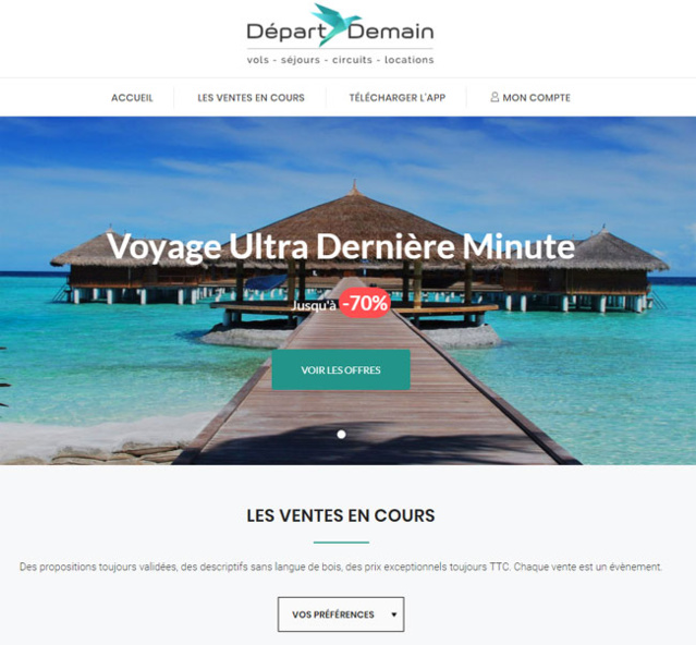 Départ Demain : un site et une appli pour s'envoler à la dernière minute Départ Demain : un site et une appli pour s'envoler à la dernière minute