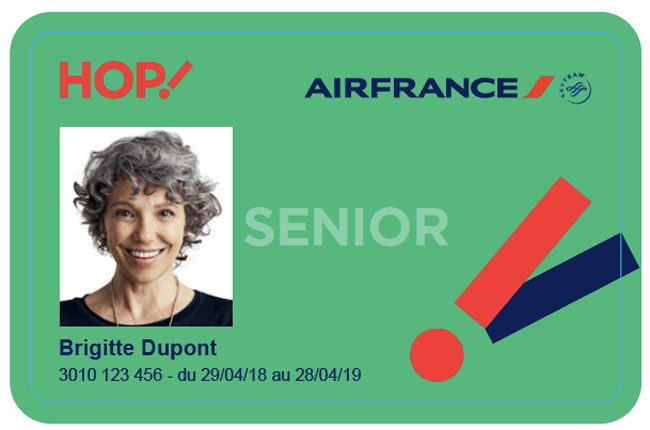 HOP Air France lance une carte destinée aux plus de 65 ans