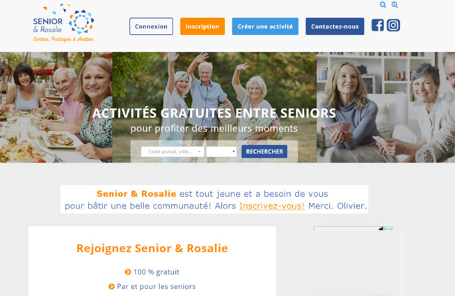 Senior et Rosalie : un site gratuit qui référencent les sorties "seniors"