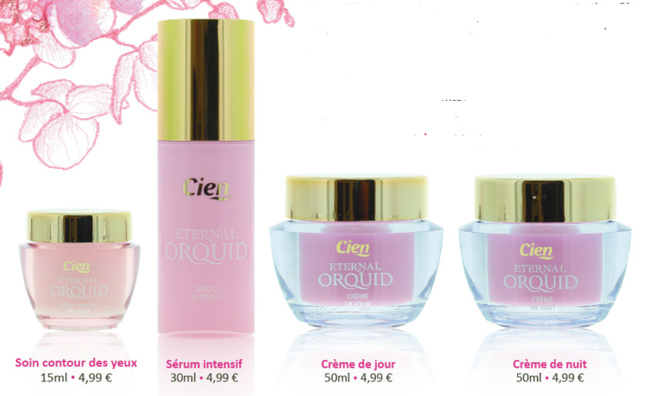 Eternal Orquid : Lidl lance une ligne de soins anti-âge "premier prix" Eternal Orquid : Lidl lance une ligne de soins anti-âge "premier prix"