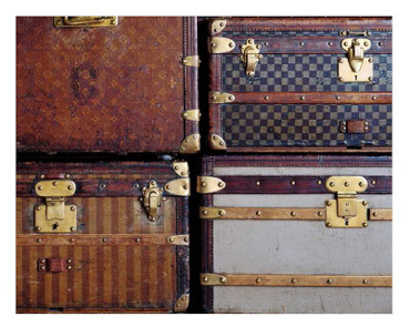 Copyright Collection Louis Vuitton / Quatre malles historiques Louis Vuitton