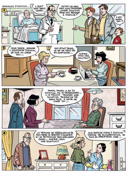 Une bande dessinée de Michel Janvier sur la téléassistance Une bande dessinée de Michel Janvier sur la téléassistance
