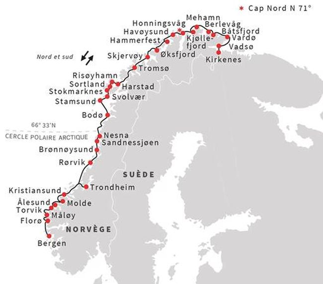 Croisière en Norvège : entre aurores boréales et journées sans nuit