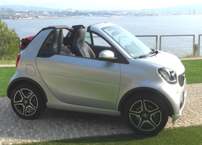La Smart Fortwo EQ au volant La Smart Fortwo EQ au volant