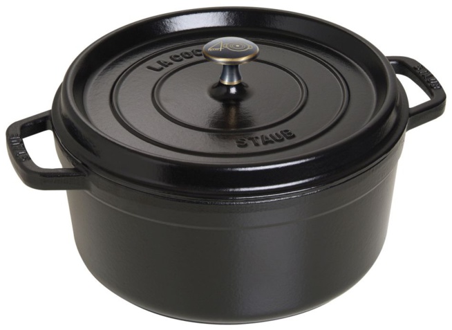 Cocotte Staub noir mat 40 ans Cocotte Staub noir mat 40 ans