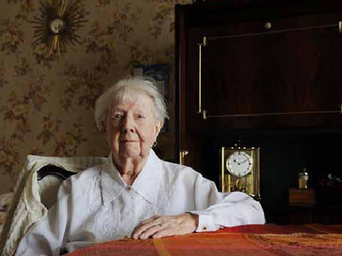Renée Schaller, 97 ans :une des premières locataires à Azur