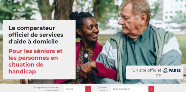 Mon aide à domicile : le comparateur des services par la Ville de Paris
