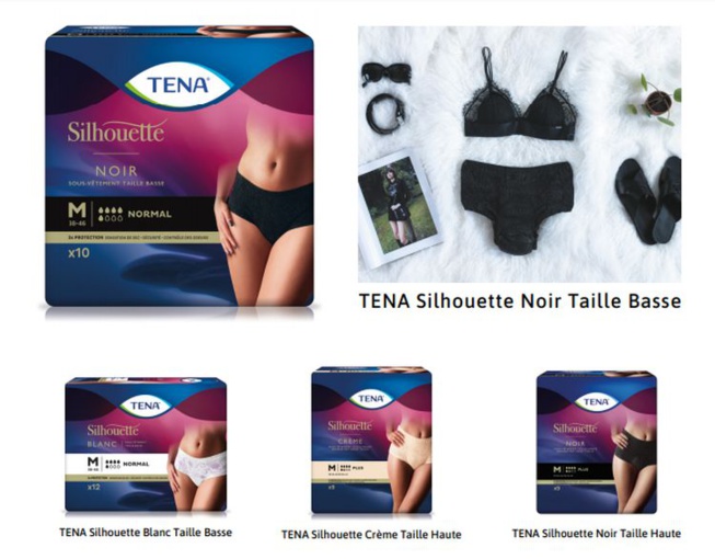 Tena Silhouette noir Tena Silhouette noir