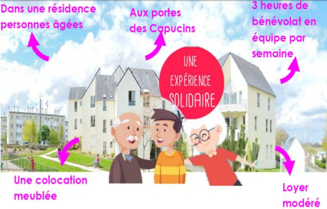 Lauréat concours Villes Amies des Ainés 2019 : colloc' intergénérationnelle à Brest Lauréat concours Villes Amies des Ainés 2019 : colloc' intergénérationnelle à Brest