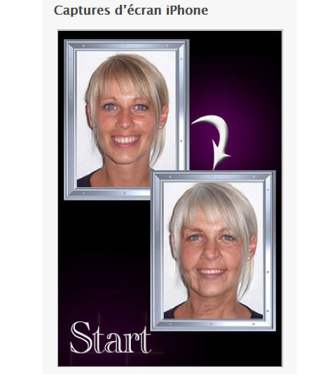 Vieillir son visage : une appli qui plait ! Vieillir son visage : une appli qui plait !