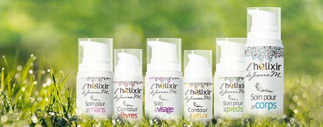 Helixir de Jeanne M : une nouvelle marque de cosmétiques dédiée aux peaux matures Helixir de Jeanne M : une nouvelle marque de cosmétiques dédiée aux peaux matures