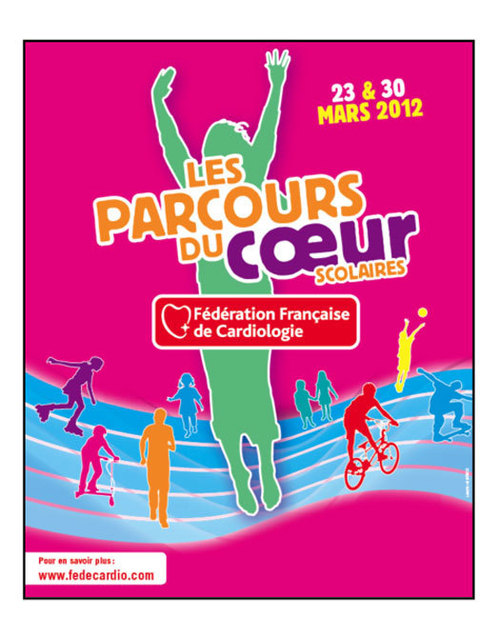 Les Parcours du Cœur 2012 : 37ème édition les 31 mars et 1er avril 2012