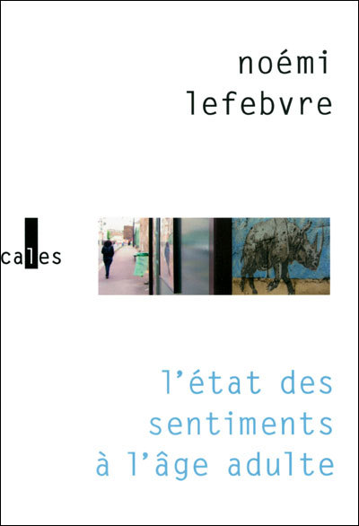 L’état des sentiments à l’âge adulte de Noémie Lefebvre (livre)