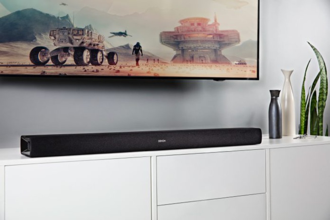 Denon présente sa première barre de son tout-en-un avec son 3D virtuel Denon présente sa première barre de son tout-en-un avec son 3D virtuel