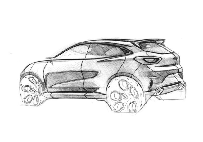 Ford Puma sketches Ford Puma sketches