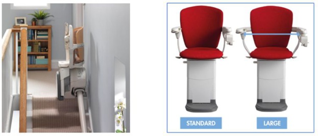 Stannah 285 monorail escalier tournant Stannah 285 monorail escalier tournant