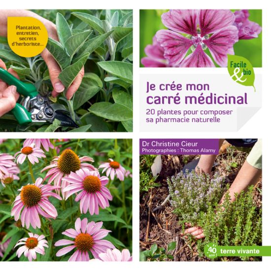 Je créé mon carré médicinal : 20 plantes pour composer sa pharmacie naturelle (livre)