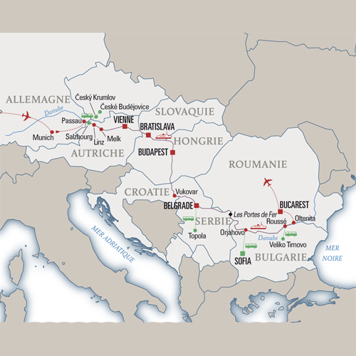 Rivages du Monde : une croisière sur le Danube, en plein cœur de la « MittelEuropa » sur le M/S Arosa Rivages du Monde : une croisière sur le Danube, en plein cœur de la « MittelEuropa » sur le M/S Arosa