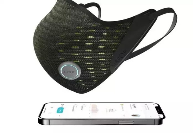AirPop Active+, le premier masque intelligent au monde avec capteur Halo