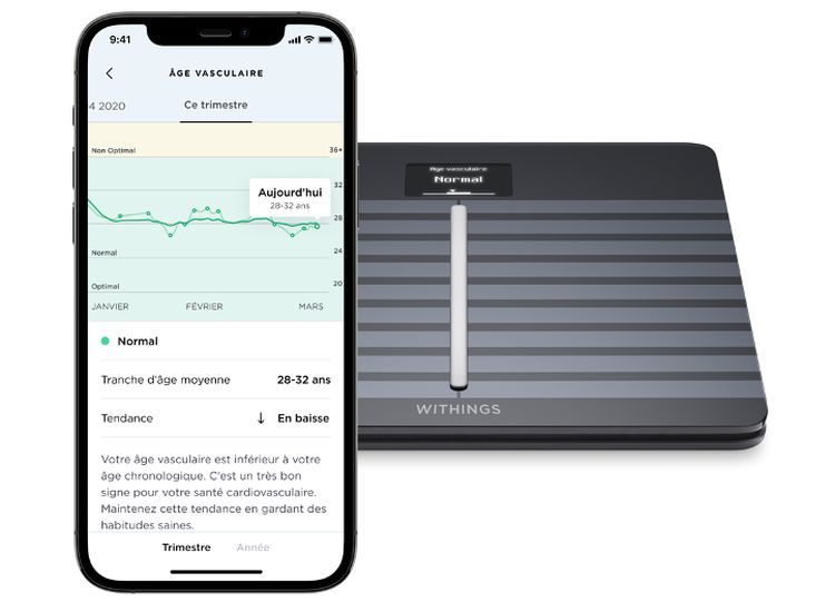 Withings age vasculaire